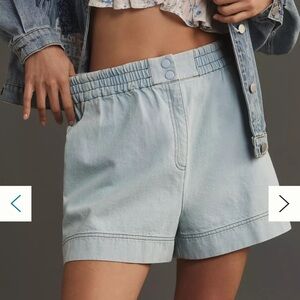 Hunter Bell Light Wash Jean Shorts